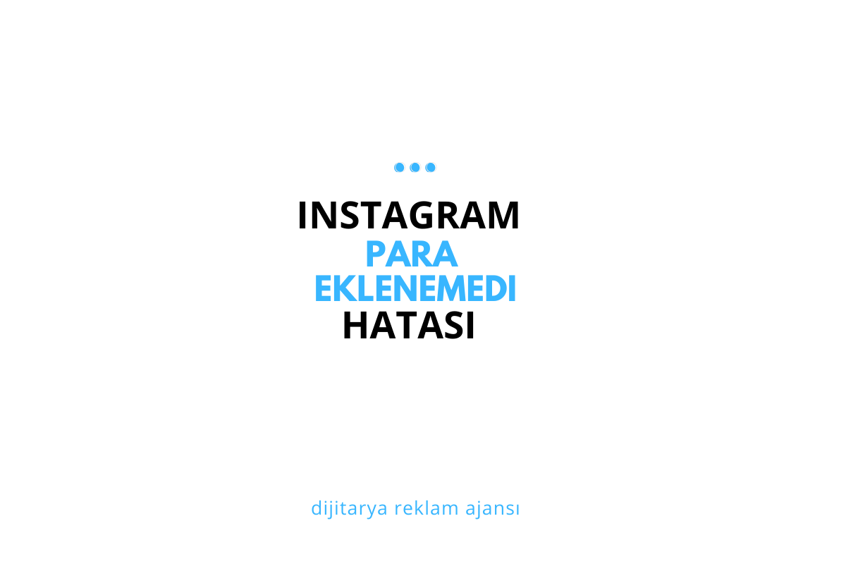 Instagram Para Eklenemedi Hatası Çözümü