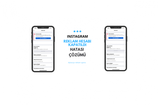 Instagram Reklam Hesabı Kapatıldı Hatası Çözümü 2022